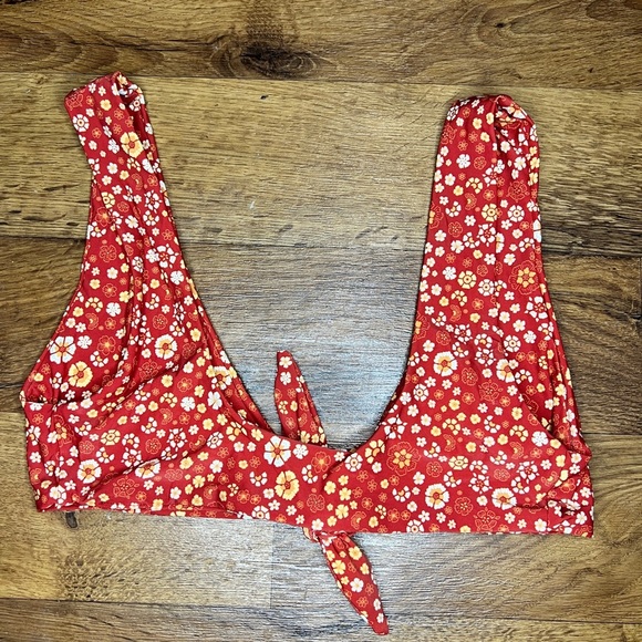 Bond-Eye Australia sunset crop swim top - Picture 2 of 3